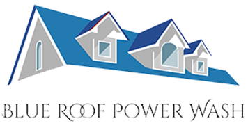 Blue Roof Power Wash Logo